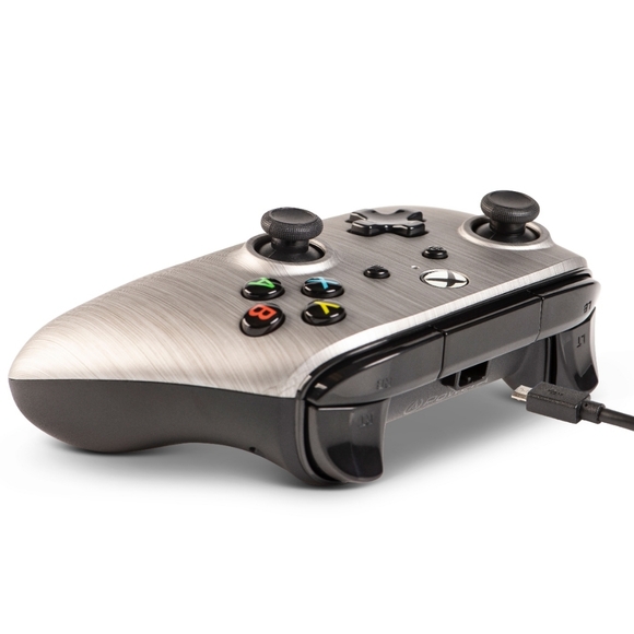 PowerA Enhanced Wired Controller for Xbox One and Windows 10 Brushed Aluminum - Picture 11 of 16